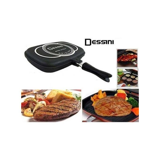 Dessini Die Cast Double Sided Grill Pan 40cm